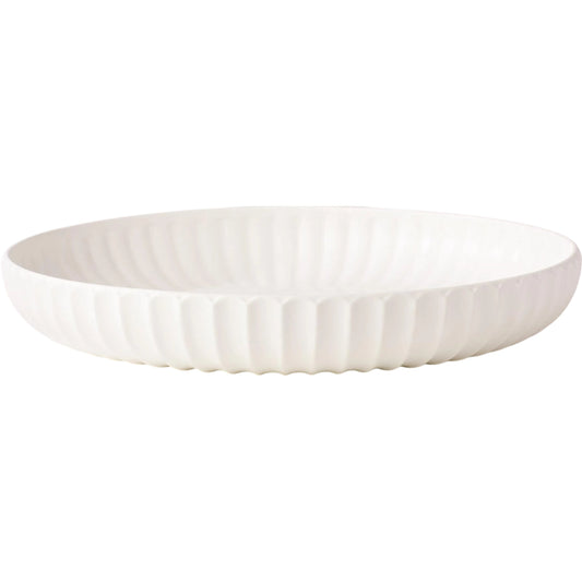 Flute Bowl by Global Views in natural. Made from ceramic in a unique style.