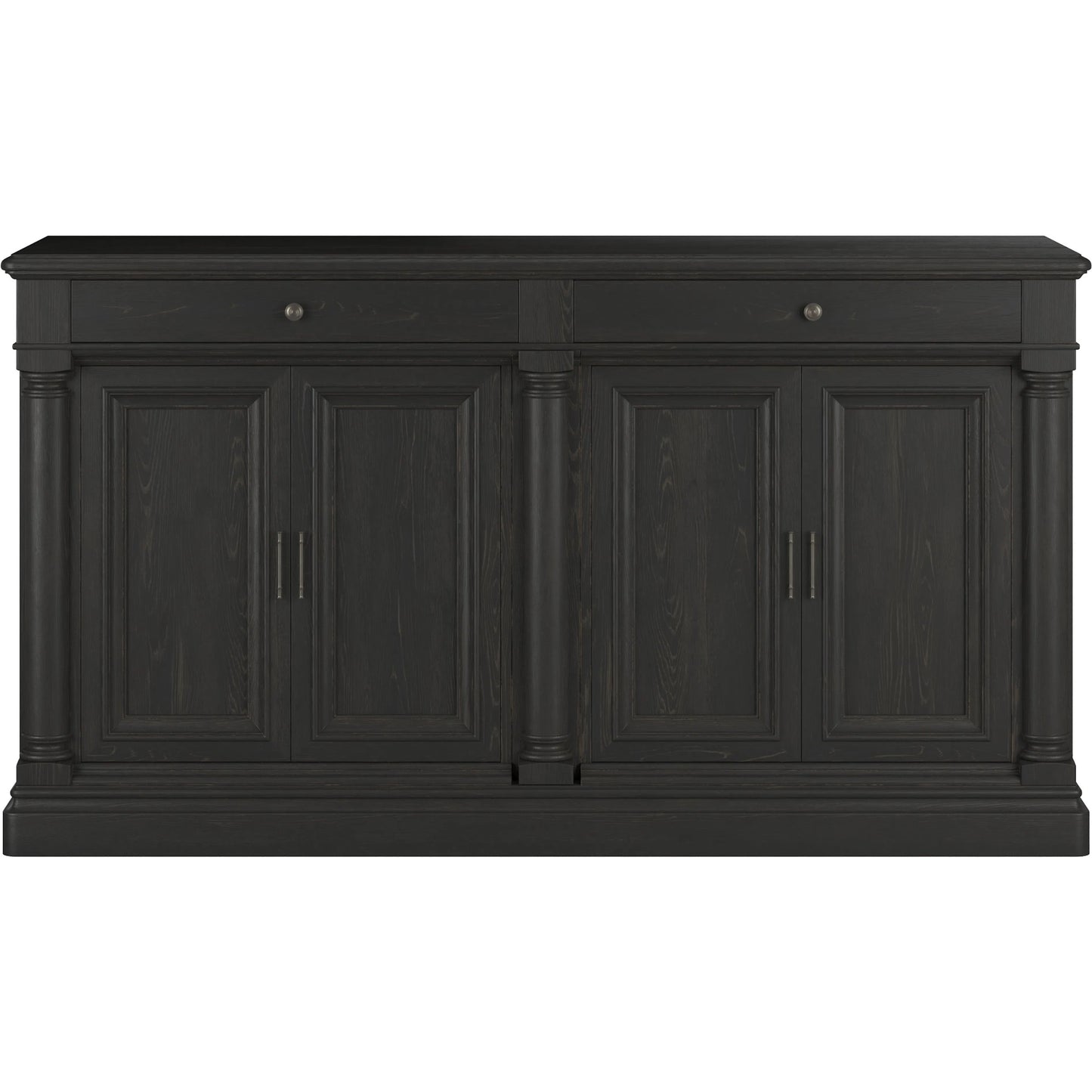 002 SI-2453365 | Additional Silo | Atrium Credenza by A.R.T. Furniture in hand rubbed black, undertones of brown. Made from unique in a traditional style.