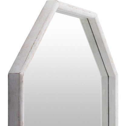 Weipa Accent Mirror - 539240 by Surya in sandblasted. Made from mango wood in a modern style.