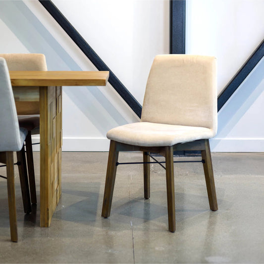 West Dining Chair (Set of 2) by LH Imports in beige, chestnut. Made from unique in a unique style.