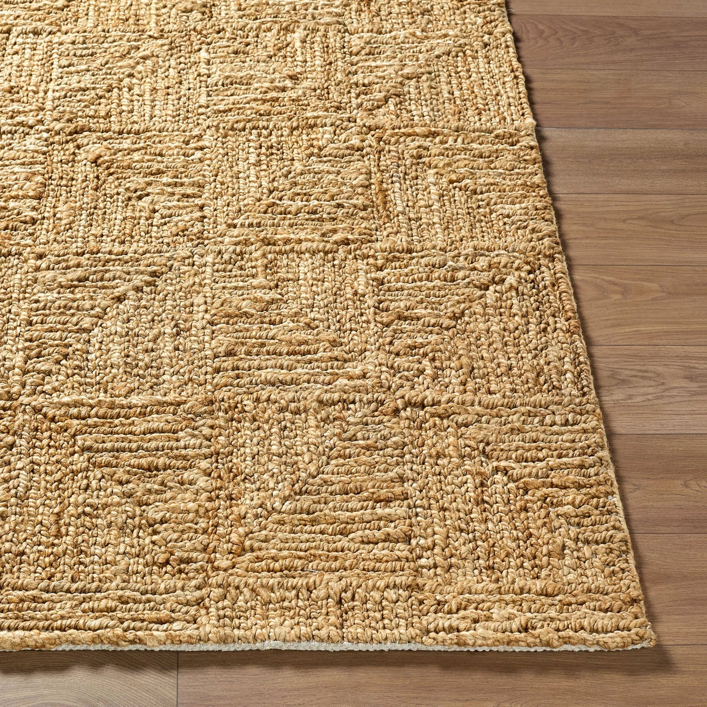 004 SI-2245447,SI-2245448,SI-2245449,SI-2245450,SI-2245451 | Closeup | Weston WET-2300 Rug by Surya. Made from jute in a unique style.