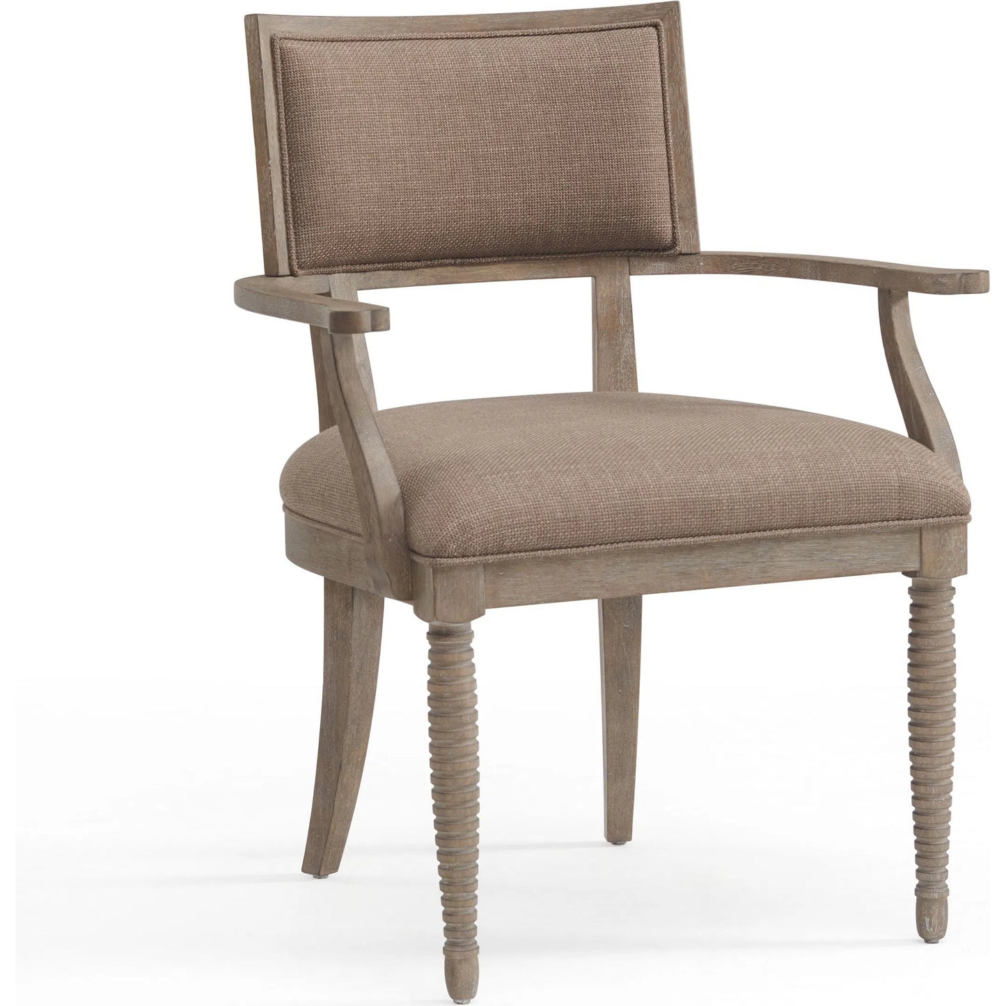 001 SI-2356214 | Primary Silo | Reforma Upholstered Arm Chair by A.R.T. Furniture in tapenade, wheat. Made from parawood solids, random match flaky oak veneers, foam, fabric in a traditional style.