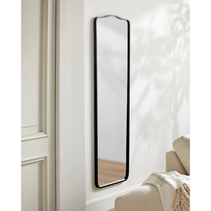 Waterford Mirror by Surya in black and matte. Made from frame: metal in a modern style.