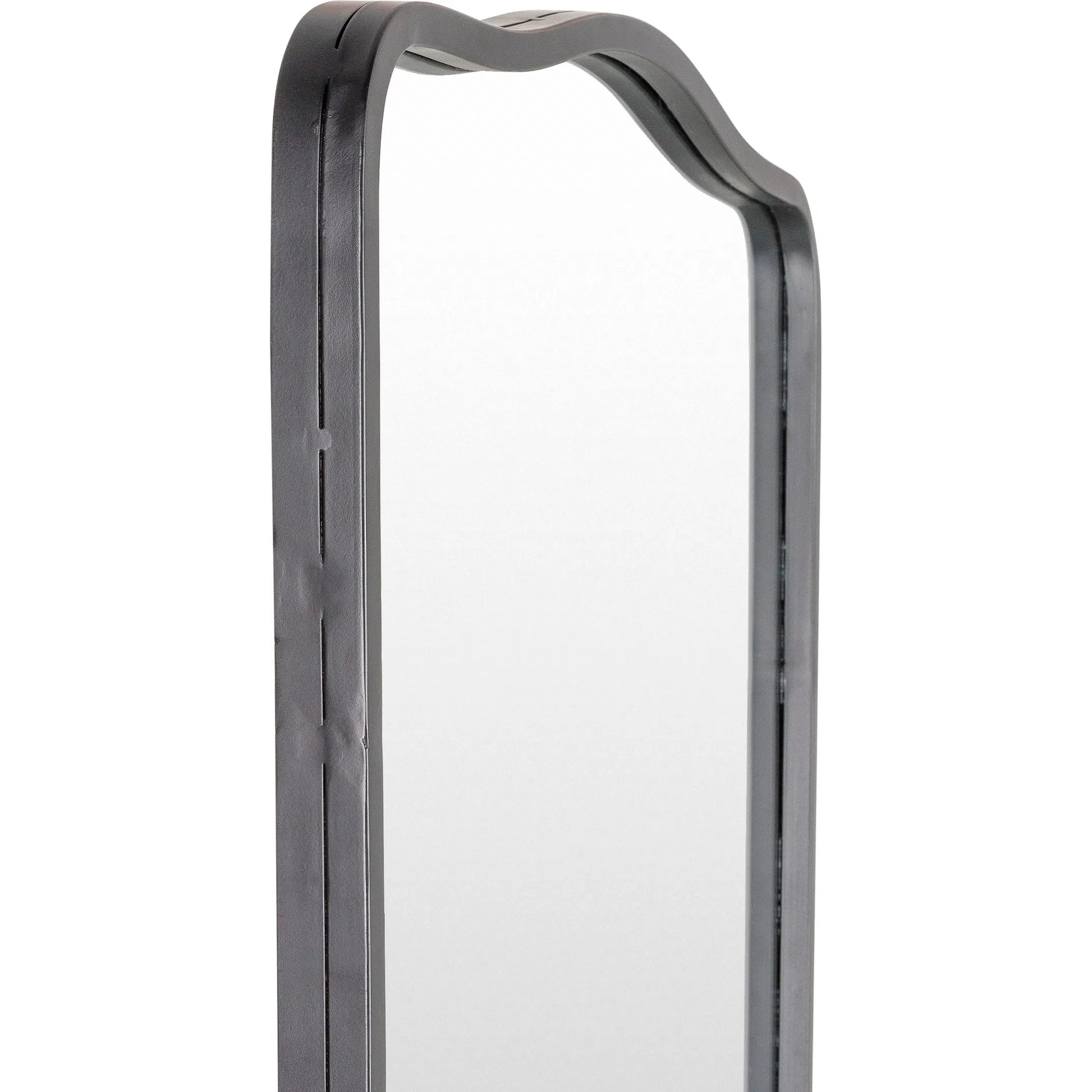 Waterford Mirror by Surya in black and matte. Made from frame: metal in a modern style.
