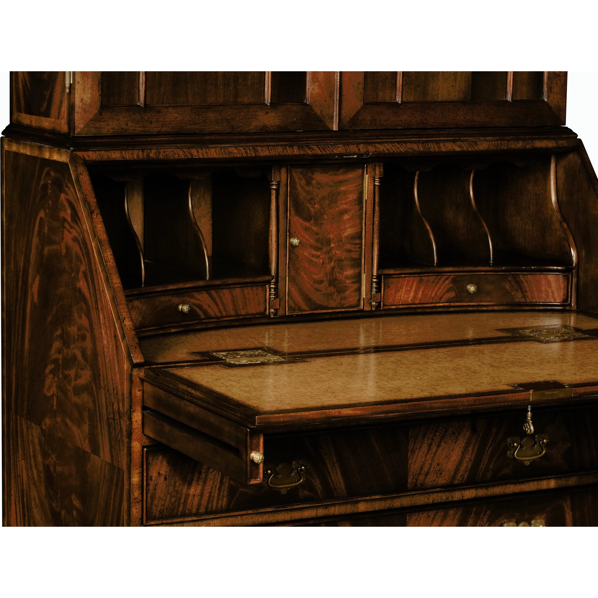 Buckingham Georgian Mahogany Secretary by Jonathan Charles. Made from unique in a cottage & farmhouse style.