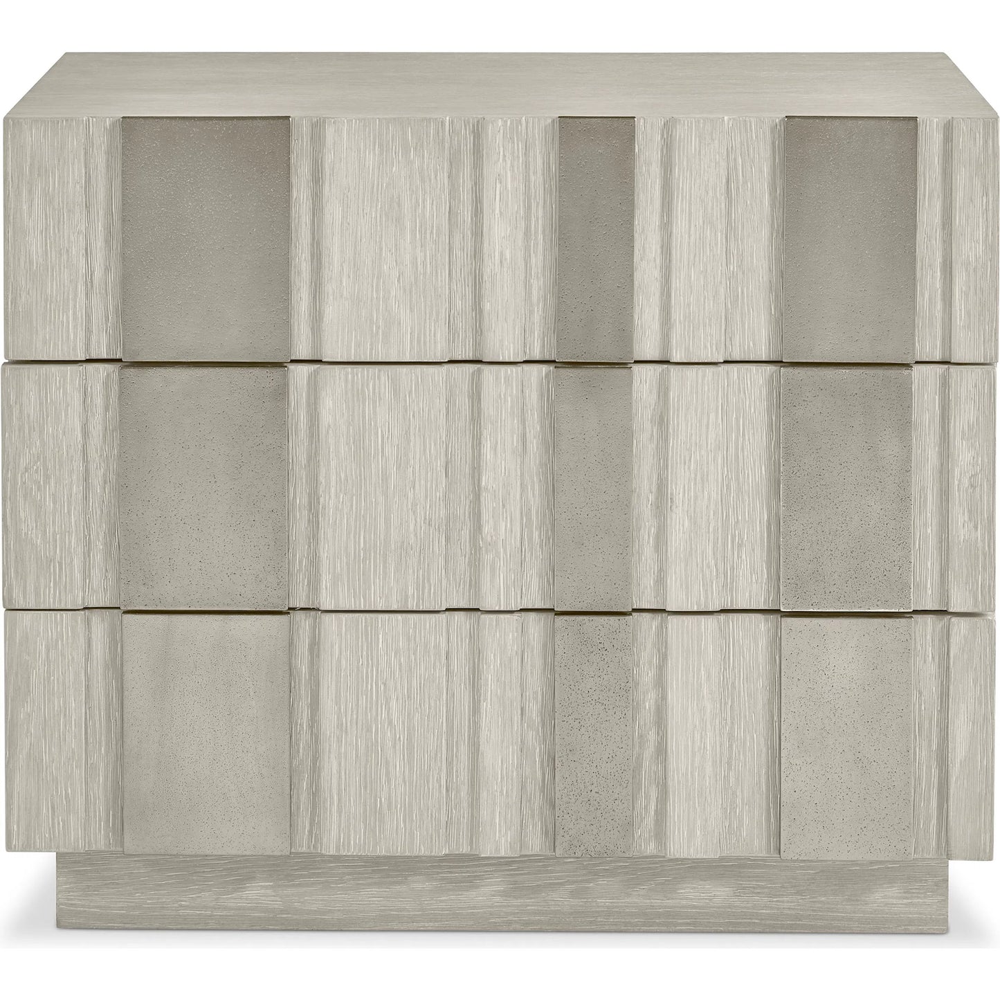002 SI-2534122 | Additional Silo | Tempo 3 Drawer Nightstand by Bernhardt in beige. Made from wood, metal in a unique style.