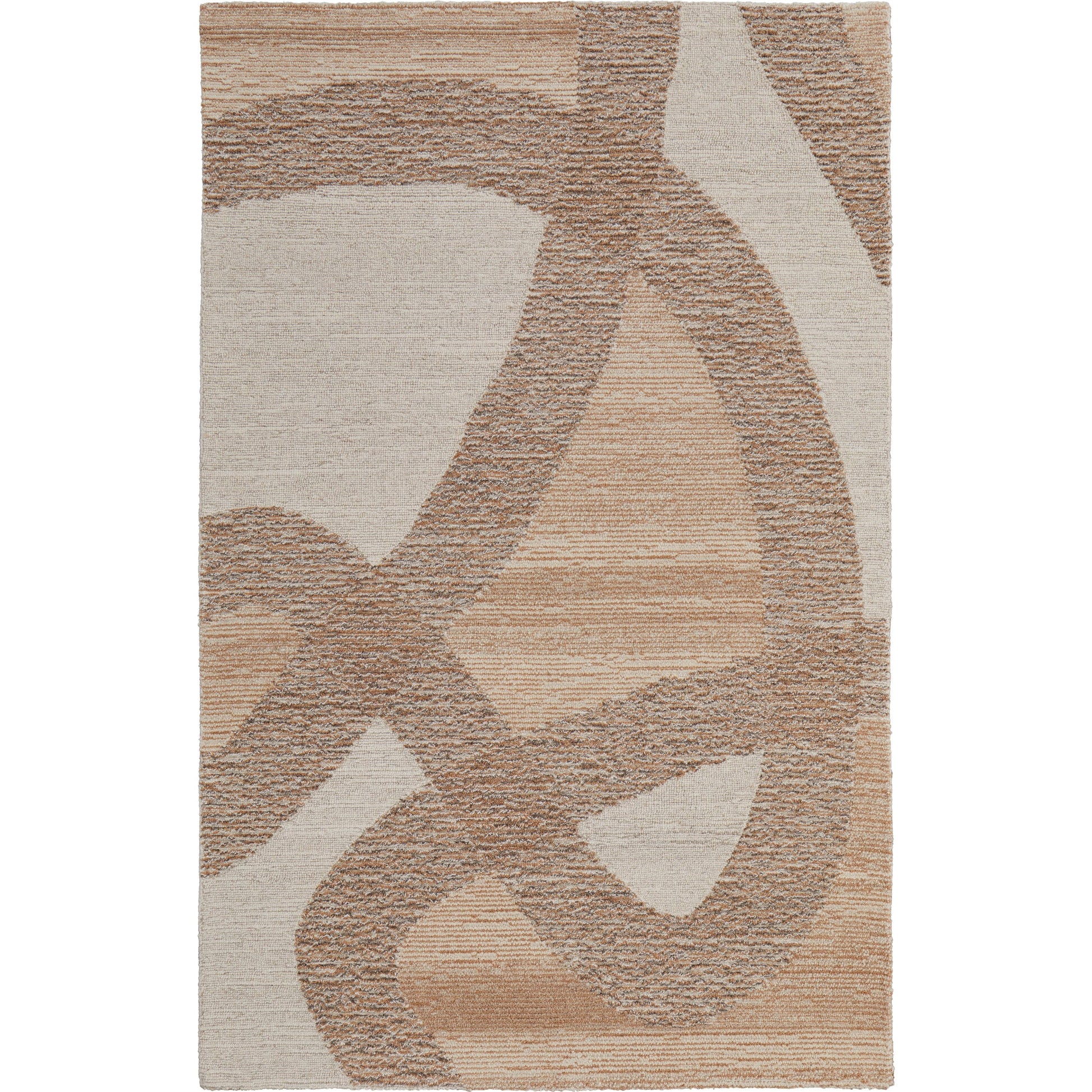 Pollock Rug - 8952F by Feizy in brown, tan, ivory. Made from wool, nylon in a unique style.