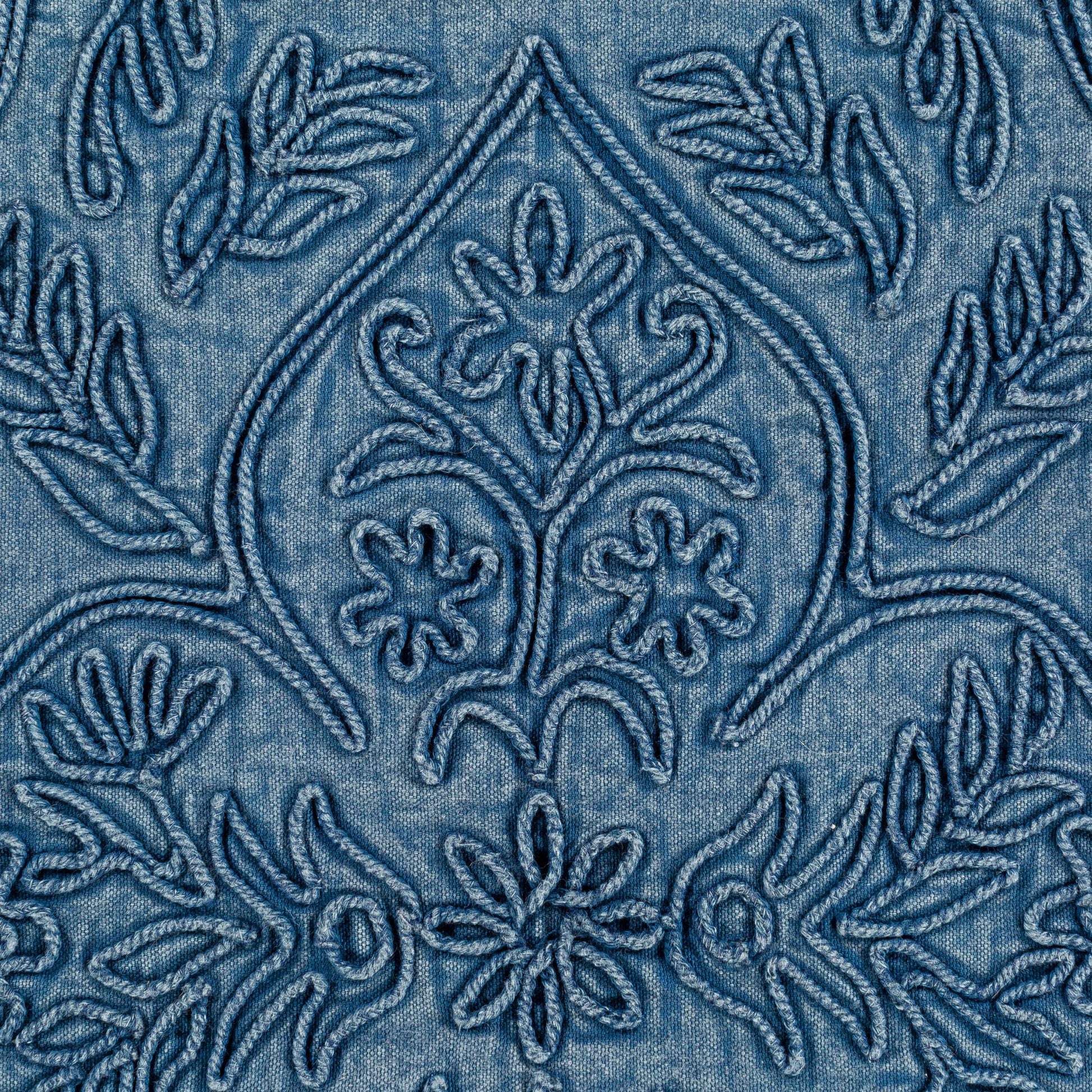 Wedgemore Pillow - 24945 by Surya in blue. Made from 100% cotton in a traditional style.