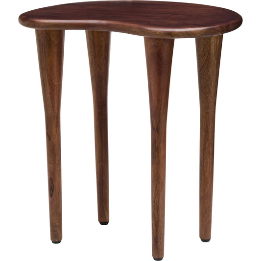Wagner End Table by Surya in brown. Made from mango wood in a transitional style.