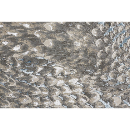 Azure Rug - 3403F by Feizy in blue, silver, gray. Made from polyester, polypropylene in a unique style.