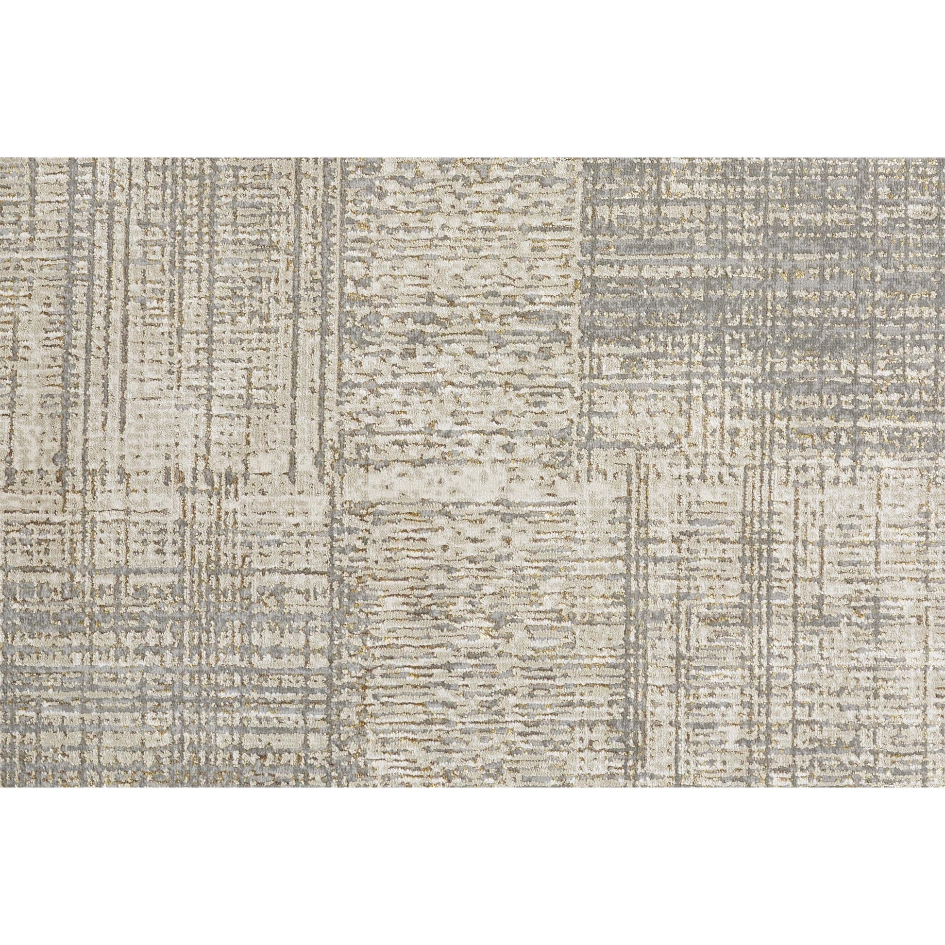 Aura Rug - 3736F by Feizy in gray, ivory. Made from polyester, polypropylene in a unique style.