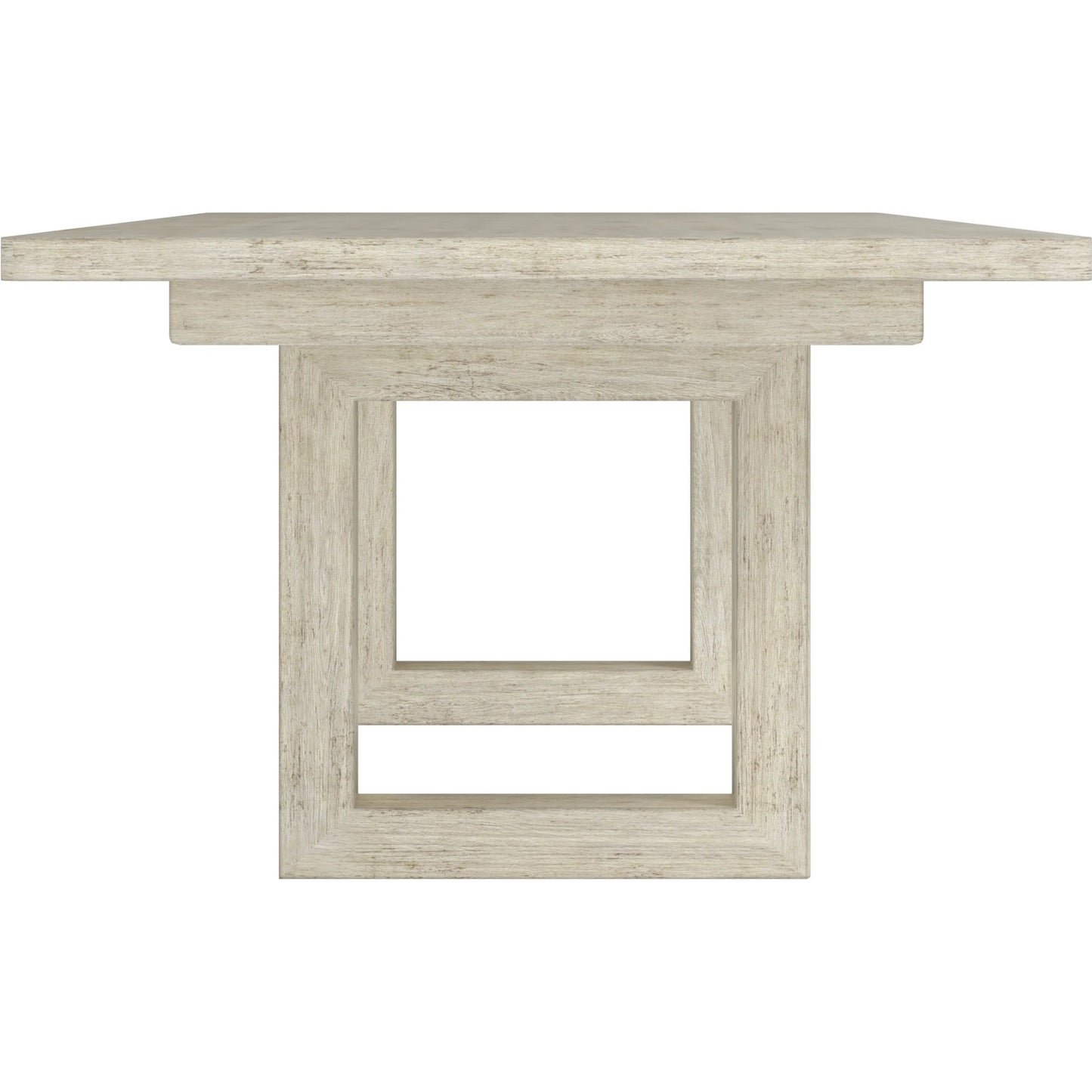 002 SI-2453377 | Additional Silo | Cotiere Extension Dining Table by A.R.T. Furniture in linen. Made from parawood solids, mixed split cathedral, quarter white oak veneers, fabric in a transitional style.