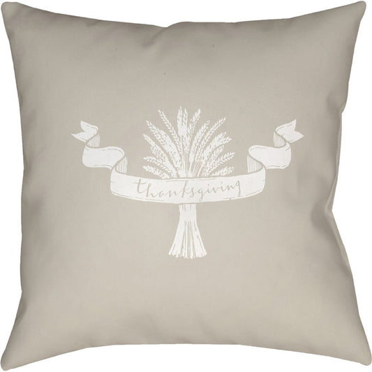 Wheat Pillow - 27150 by Livabliss. Made from front: 100% polyester, back: 100% polyester in a traditional style.