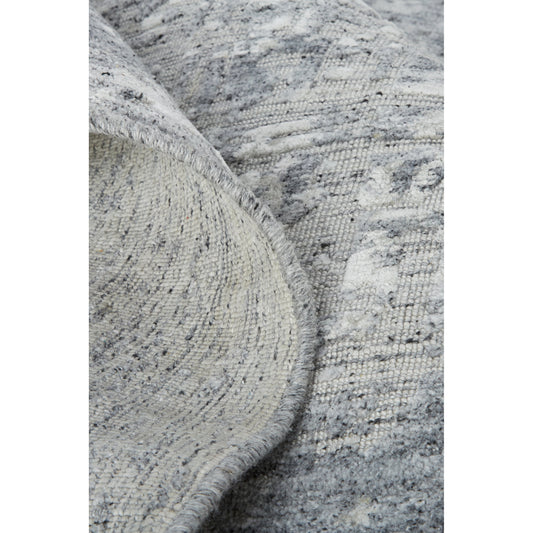 Langford Transitional Rug - 8358F by Feizy in silver, gray. Made from viscose in a unique style.