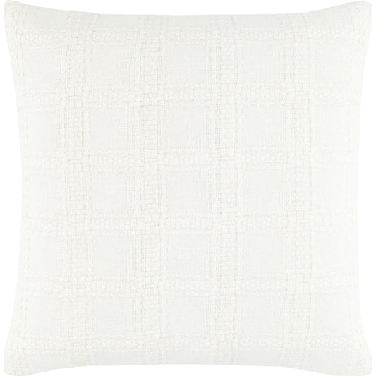 Whyalla Accent Pillow by Surya in ivory. Made from cotton in a transitional style.