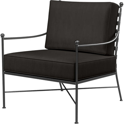 Provence Outdoor Club Chair by Sunset West. Made from wrought iron in a modern style.