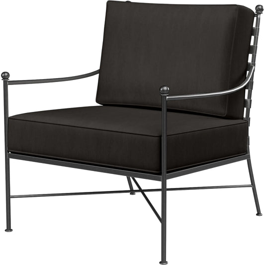 Provence Outdoor Club Chair by Sunset West. Made from wrought iron in a modern style.