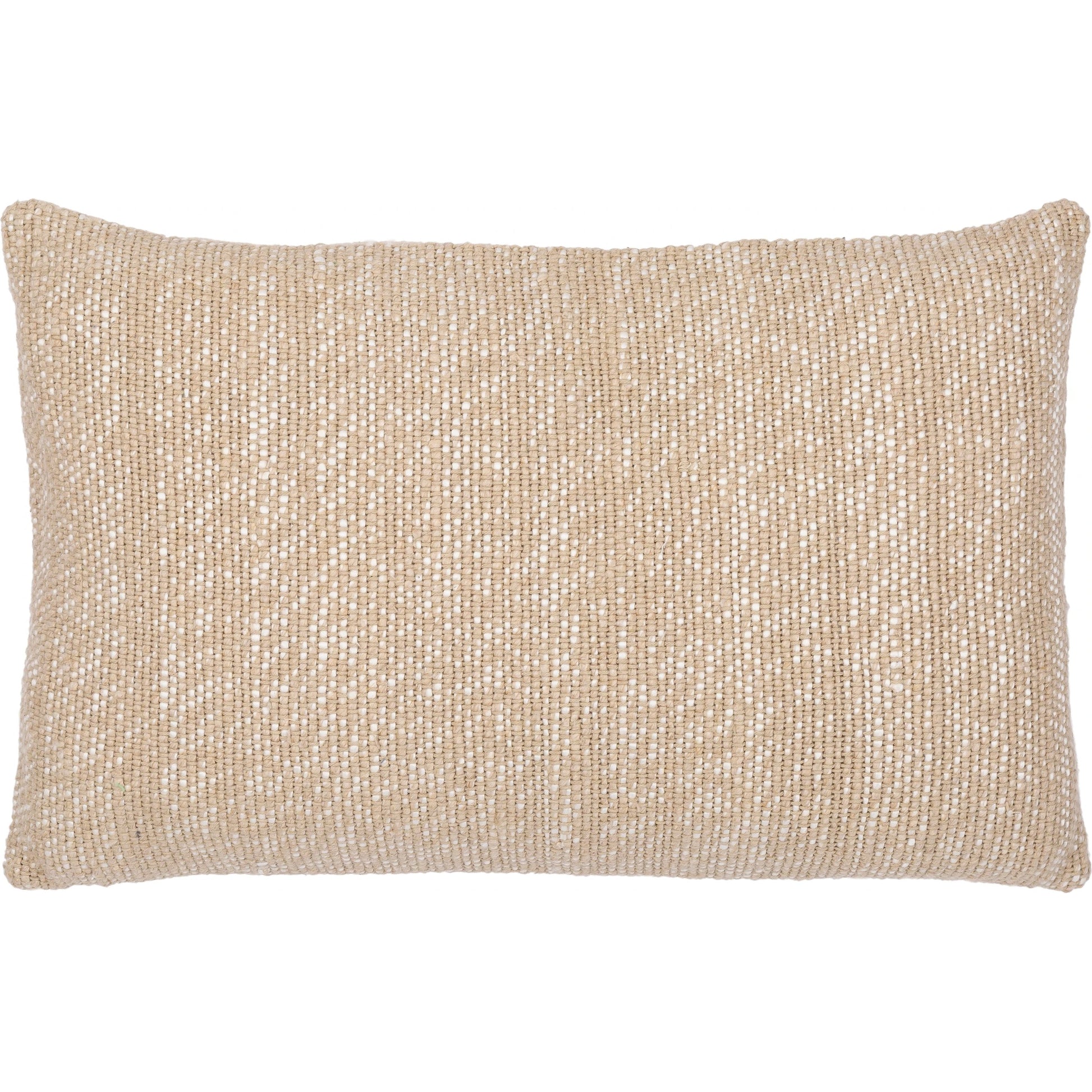 Willa Pillow - 32987 by Surya in oatmeal. Made from 45% viscose, 35% cotton, 20% linen, 100% cotton in a traditional style.