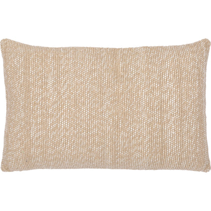 Willa Pillow - 32987 by Surya in oatmeal. Made from 45% viscose, 35% cotton, 20% linen, 100% cotton in a traditional style.