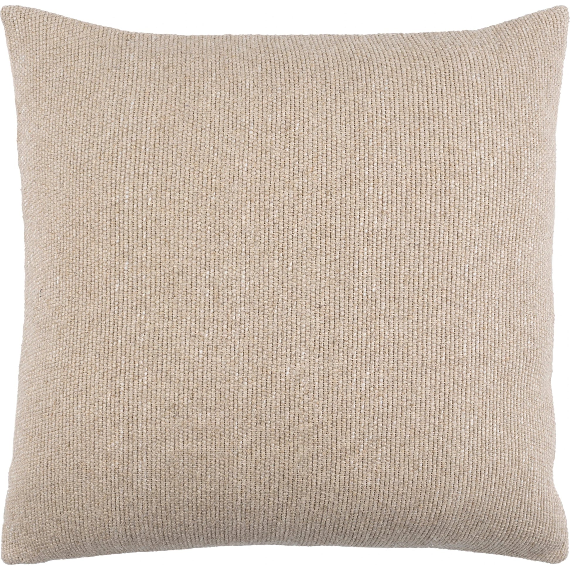 Willa Pillow - 32987 by Surya in oatmeal. Made from 45% viscose, 35% cotton, 20% linen, 100% cotton in a traditional style.