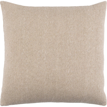 Willa Pillow - 32987 by Surya in oatmeal. Made from 45% viscose, 35% cotton, 20% linen, 100% cotton in a traditional style.