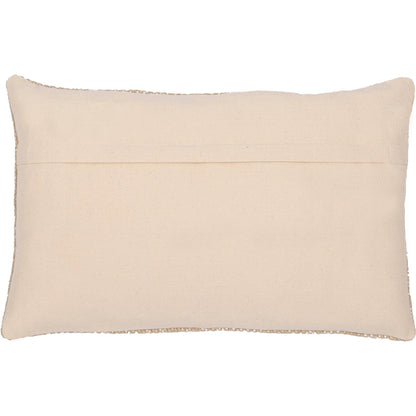 Willa Pillow - 32987 by Surya in oatmeal. Made from 45% viscose, 35% cotton, 20% linen, 100% cotton in a traditional style.