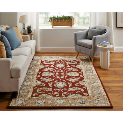 Prescott Traditional Oriental Rug - 8937F by Feizy. Made from viscose, wool in a unique style.