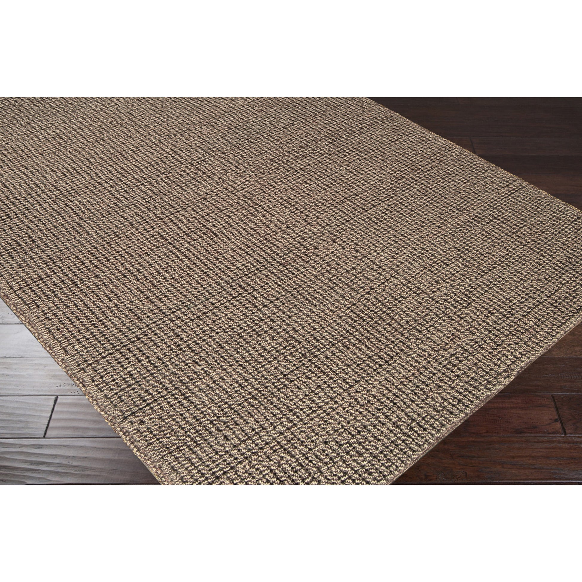 Windsor WID-4300 Indoor/Outdoor Rug by Surya in dark brown, light gray. Made from 100% wool in a unique style.