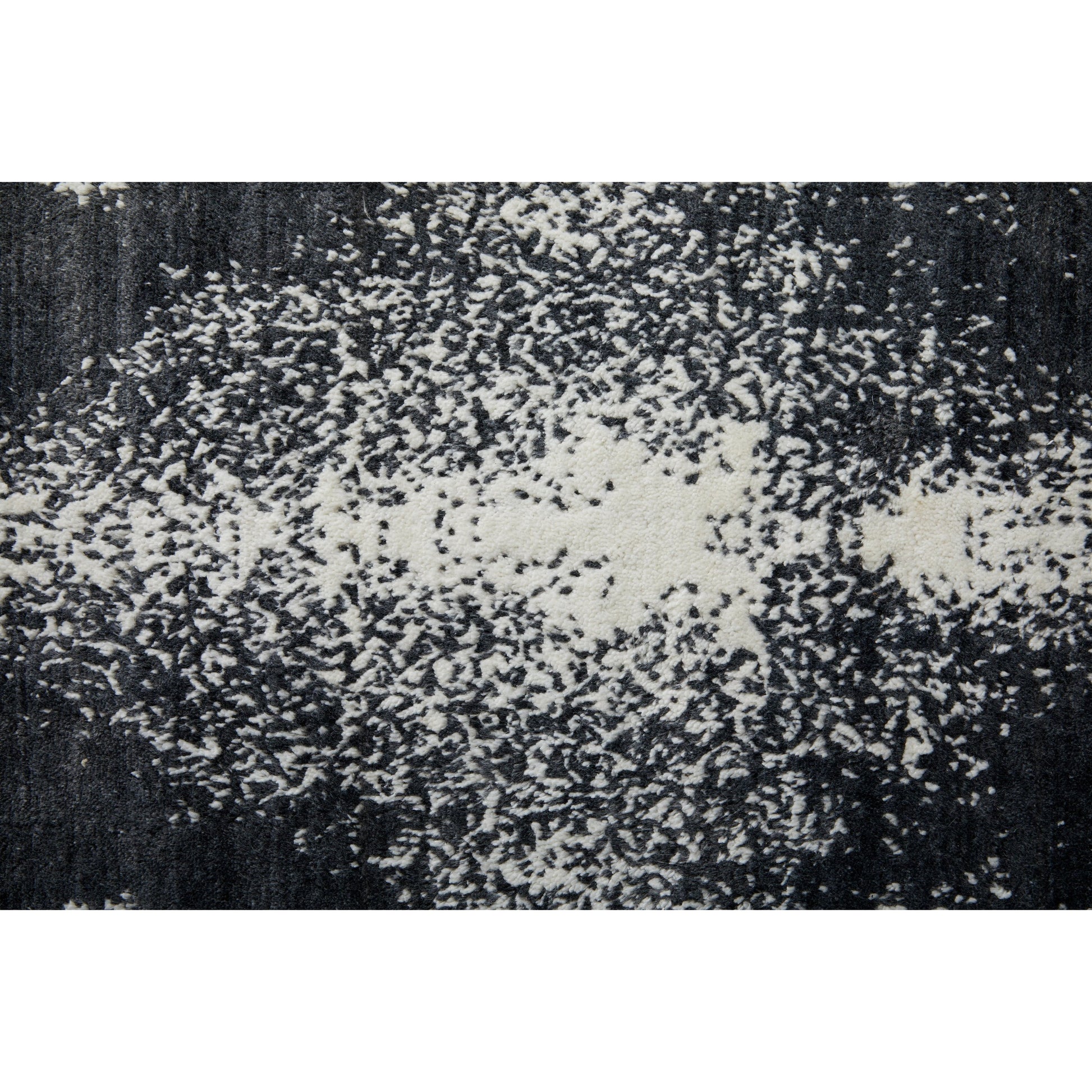 Coda Rug - 8930F by Feizy in black, white. Made from wool, viscose in a unique style.