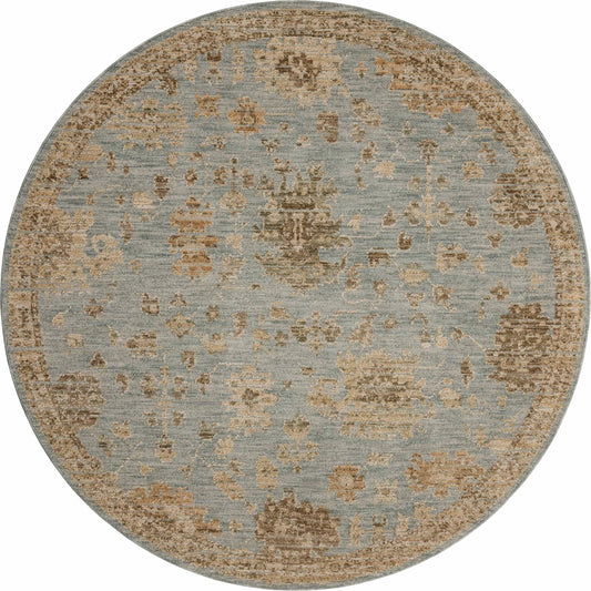 Willa WIA-03 Rug by Loloi in sky, natural. Made from 100% polyester in a unique style.