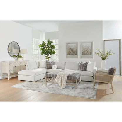 Willow Sideboard by Essentials For Living in white wash pine, white quartz. Made from solid pine wood, solid quartz in a modern style.