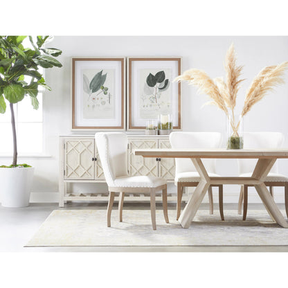 Willow Sideboard by Essentials For Living in white wash pine, white quartz. Made from solid pine wood, solid quartz in a modern style.