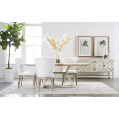 Willow Sideboard by Essentials For Living in white wash pine, white quartz. Made from solid pine wood, solid quartz in a modern style.
