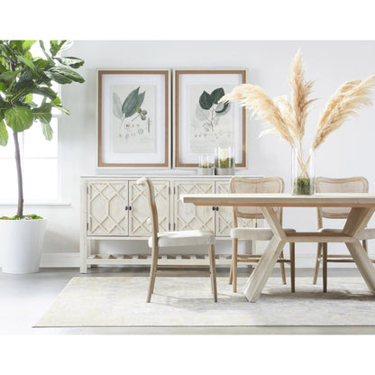Willow Sideboard by Essentials For Living in white wash pine, white quartz. Made from solid pine wood, solid quartz in a modern style.