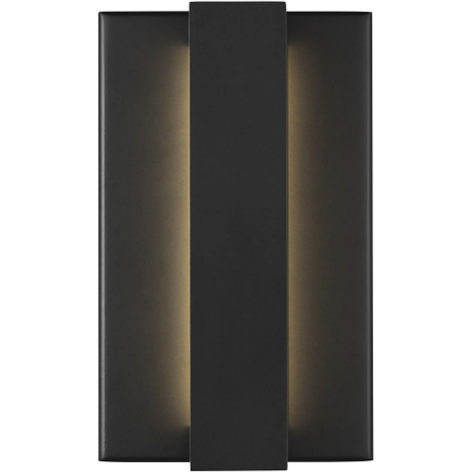 Windfall 8" Outdoor Wall Sconce by Visual Comfort & Co. in black. Made from aluminum in a unique style.