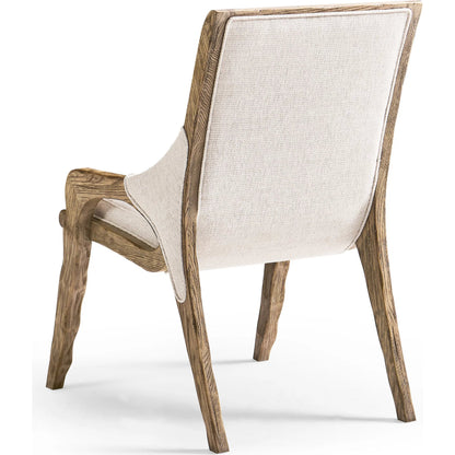Echo Canyon Upholstered Side Chair (Set of 2) by Jonathan Charles in faded oak. Made from oak in a traditional style.