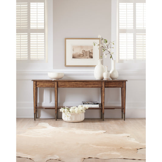 Skinny Console Table by Hooker Furniture in medium birch. Made from birch, acacia in a traditional style.