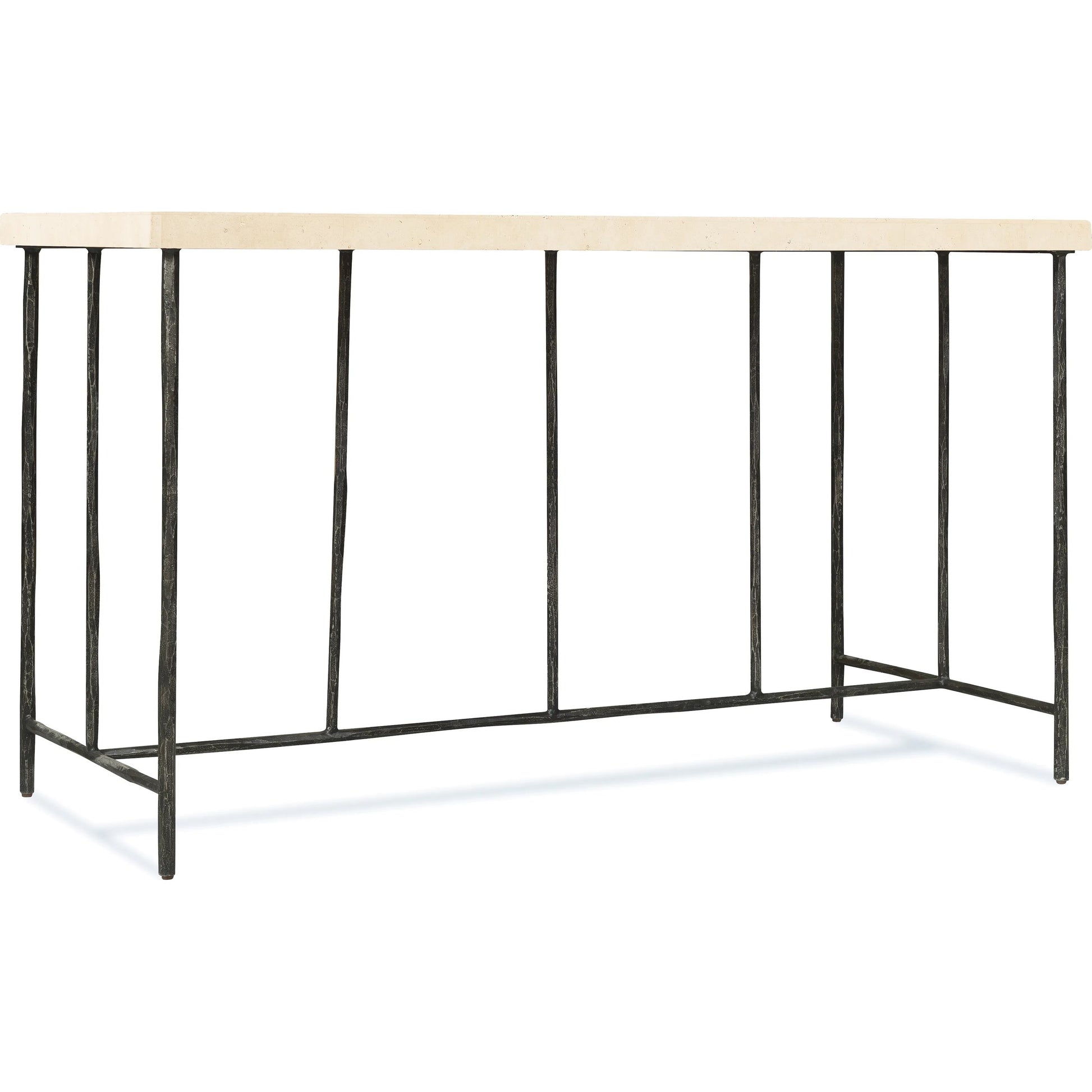 Driftwood Writing Desk by Hooker Furniture in gray. Made from stone, metal in a modern style.