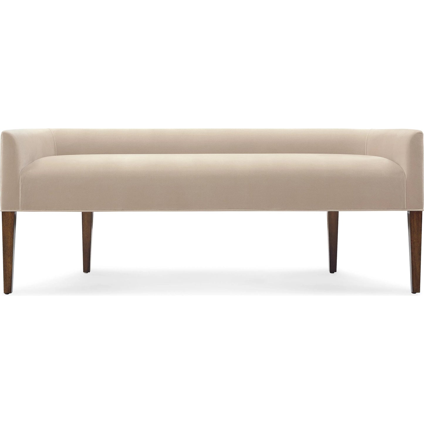 002 SI-2353932 | Additional Silo | Archives Bed Bench by Hooker Furniture in beige and classic walnut. Made from wood, fabric in a traditional style.