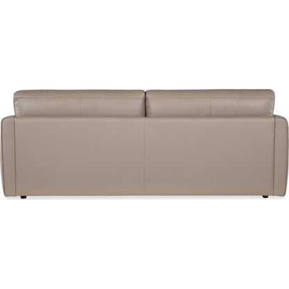 Meridian Sofa by Hooker Furniture in grey and light wood. Made from unique in a traditional style.