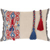 Bright Red, Ivory, Dark Blue, Medium Gray, Charcoal, Khaki, Cream, Burnt Orange / Down Feather / 20" x 14"