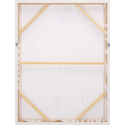 Reagan Frame Art by HedgeApple Essentials in tan, white. Made from poly.canvas, ps (outerframe), wood (inner frame), framed wall art, iron in a unique style.