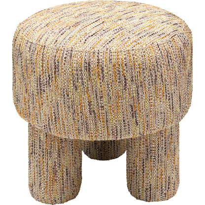 Welly Small Ottoman by Surya in taupe. Made from cotton, polyester, plywood, polyurethane foam, dacron in a eclectic & global style.