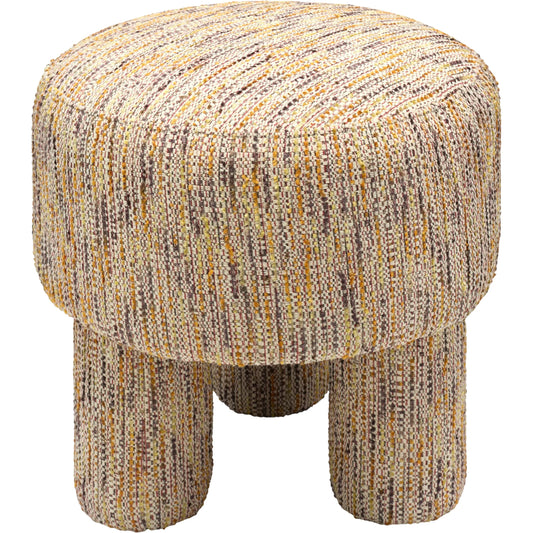 Welly Ottoman by Surya in taupe. Made from cotton, polyester, plywood, polyurethane foam, dacron in a eclectic & global style.