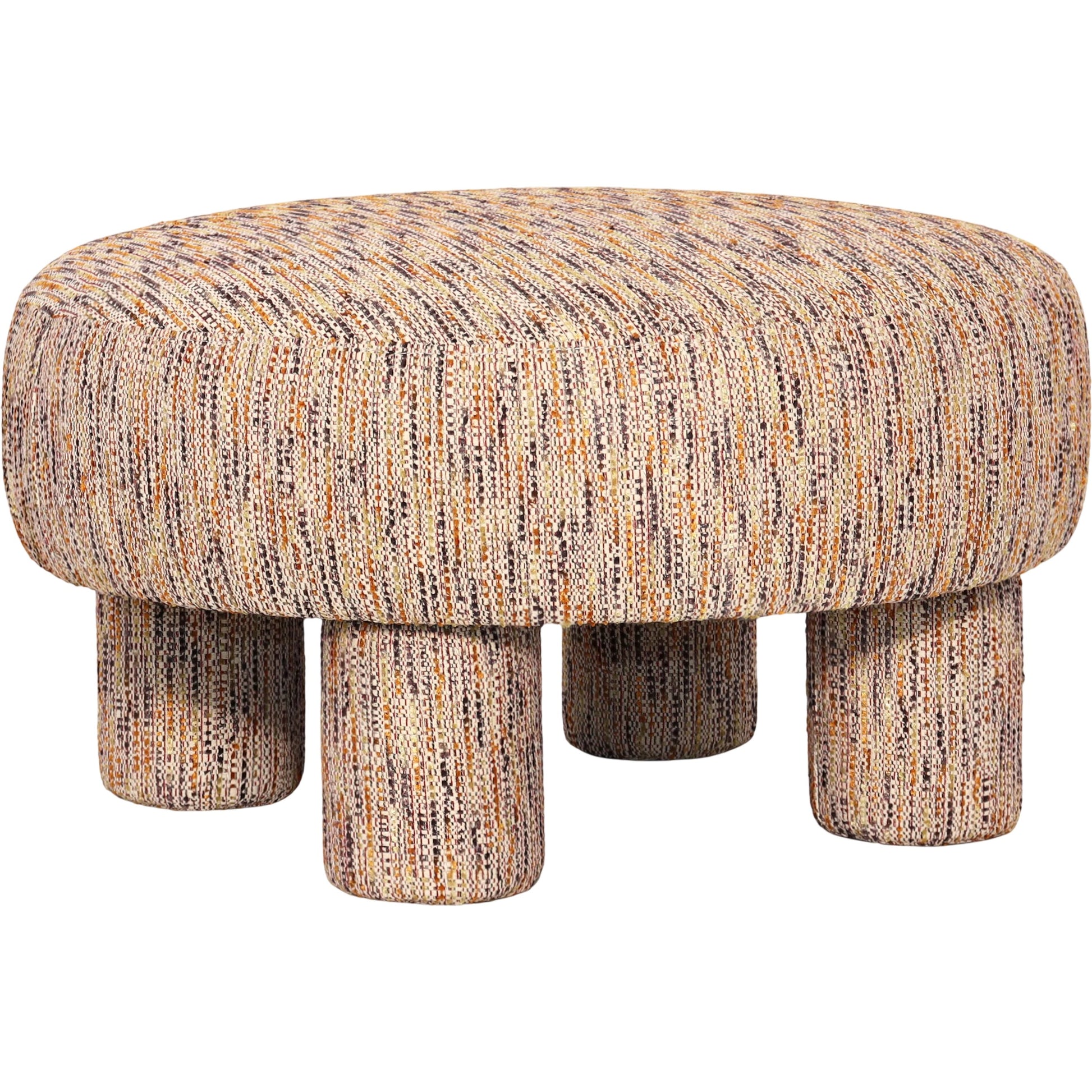 Welly Ottoman by Surya in brown. Made from unique in a eclectic & global style.