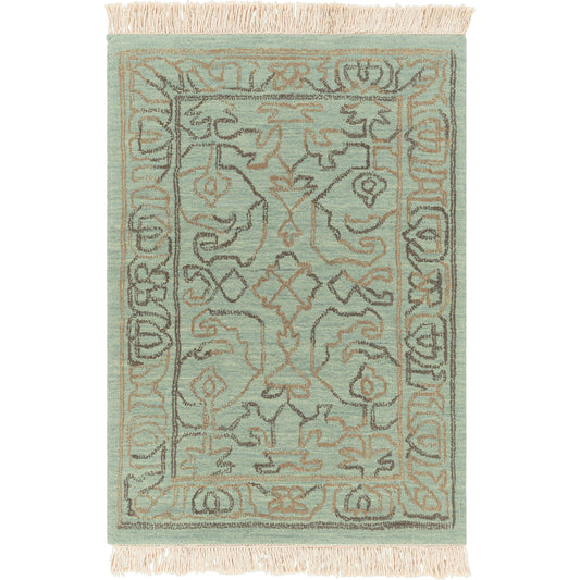 Wilmington Rug - 13176 by Surya in slate, light gray. Made from 100% wool in a unique style.