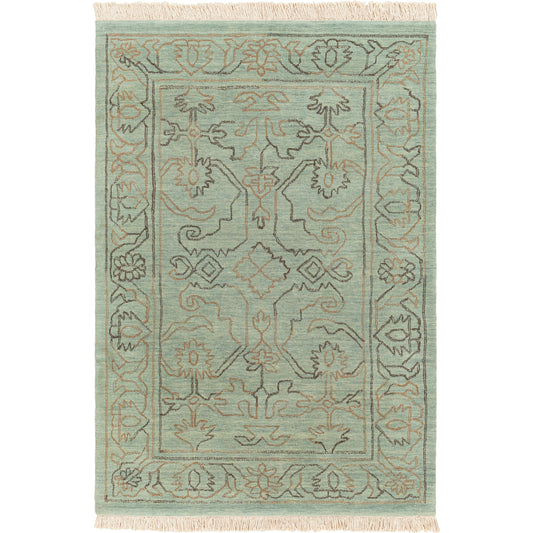 Wilmington Rug - 13176 by Surya in slate, light gray. Made from 100% wool in a unique style.