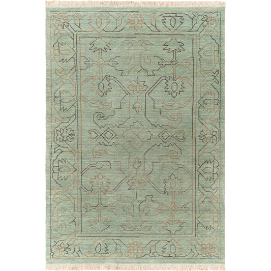 Wilmington Rug - 13176 by Surya in slate, light gray. Made from 100% wool in a unique style.