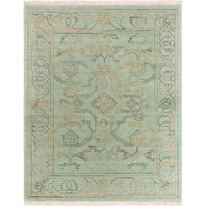 Wilmington Rug - 13176 by Surya in dusty sage, slate, charcoal, medium gray. Made from 100% wool in a unique style.
