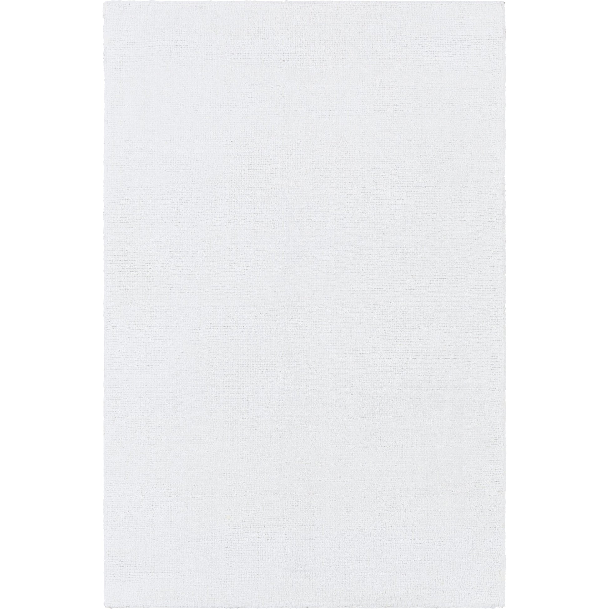 Wilkinson Rug by Livabliss in white. Made from face: 100% polyester, warp: 100% cotton in a coastal style.